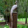 Bronze Foundry High Quality Bronze Peacock Sculpture Brass Animal Statue on Sale