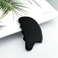 Natural Black Bian Stone Facial Scraper Anti-Wrinkles Body Benefit Improves Blood Circulation