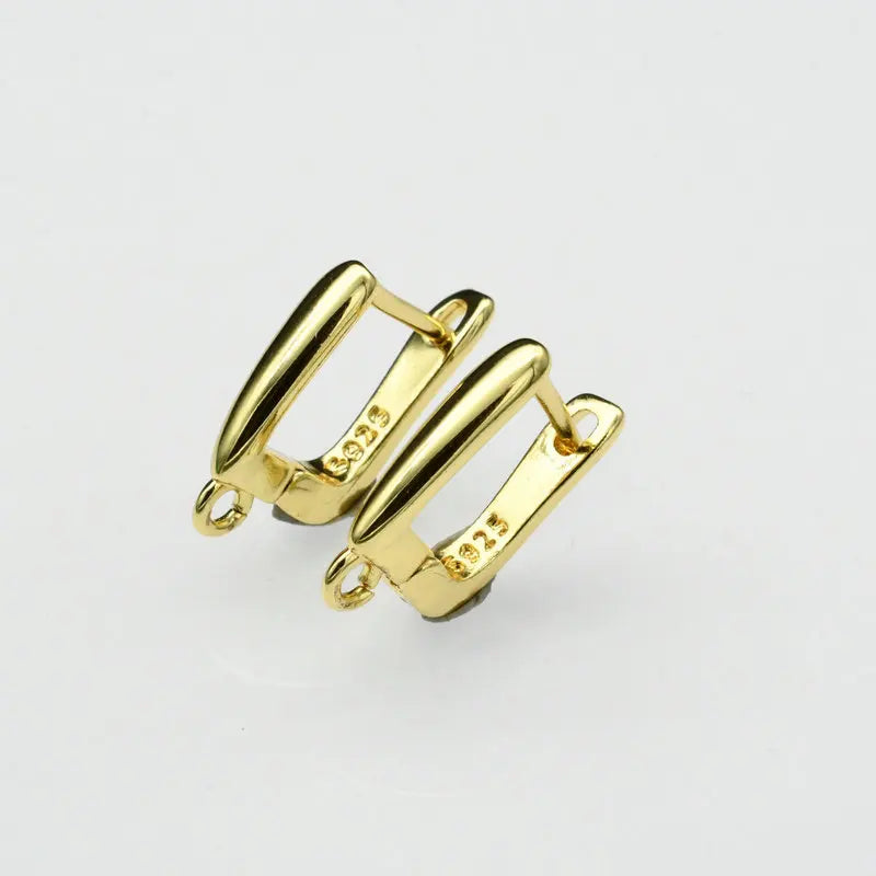 Nickle Free Gold Plated Hook Earring Accessories for DIY Women Hoop Earrings