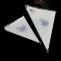 Customizable Pastry Bags Transparent & White Piping Bags with Personalized Logos