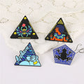 Custom Black Metal Cartoon Egyptian aladdin Lamp Zinc Alloy Lapel Pin