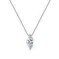 Moissanite Collarbone Chain Eye Pendant Necklace New Design Light Luxury S925 Sterling Silver Marquise Cut 1ct for Women R.GEM.