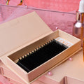 Premium Velvet J B C CC D DD L LC LD M Curl Premium Cashmere Lash Extension Supplies Dark Matte Mink Eyelash 0.05mm Korean Box