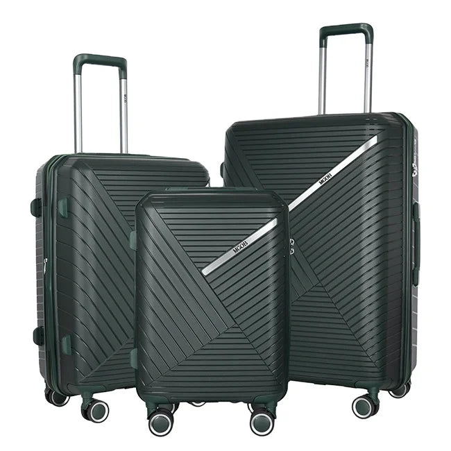 MGOB Customized Luggage Trolley Bag Manufacturers Suitcases Sets PP Travel Trolley Luggage