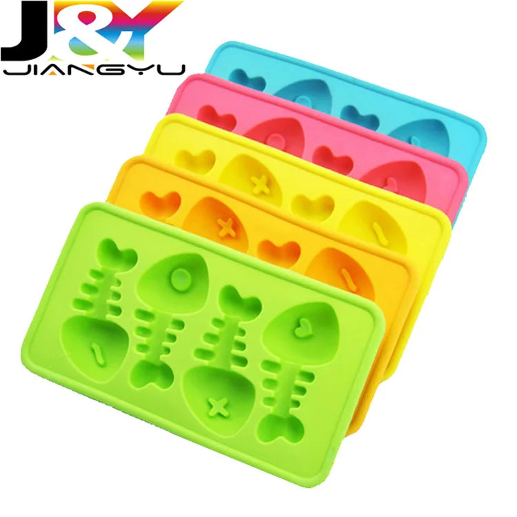 Fish Bone DIY Cake Chocolate Candy Silicone Mold for Cat Dog Animal Kids
