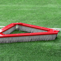 Heavy-Duty Soccer Court Triangle Brush Artificial Turf Combing & Sand Infill Maintenance Tool