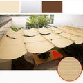 1.5x6m Anti-UV Telescopic Wave Net HDPE Fabric Pergola Retractable Wave Sunshade Net Terrace Canopy Garden Swimming Pool