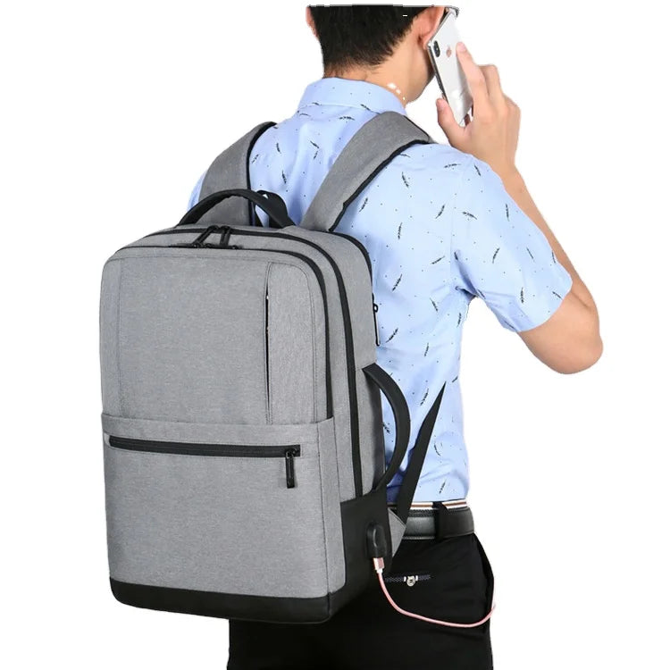 Waterproof Durable 17 Inch College School Bag Smart Usb Charger Travel Anti Theft Business Laptop Backpack