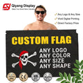 Custom Flags Supplier Professional Large Screen Printed Flag with Logo