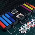 New Arrival Professional 10g Ceramic Poker Chip Set 500pcs Custom-designed with 39mm Diameter with Thickened Aluminum case