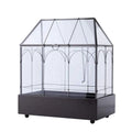 Indoor Tabletop Orchid Succulent Cacti Terrarium Container Box Tall Plant Terrarium Glass Greenhouse with Lid and Tray