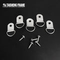 TS-K025 D Ring Picture Hangers with Screws - 20Pack D Rings Picture Hang Solutions Hardware Kits