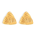 Fade Resistant Personality Women S Stainless Steel Earrings Multi Layer Versatile Lightweight for Daily Wear Street Style Party