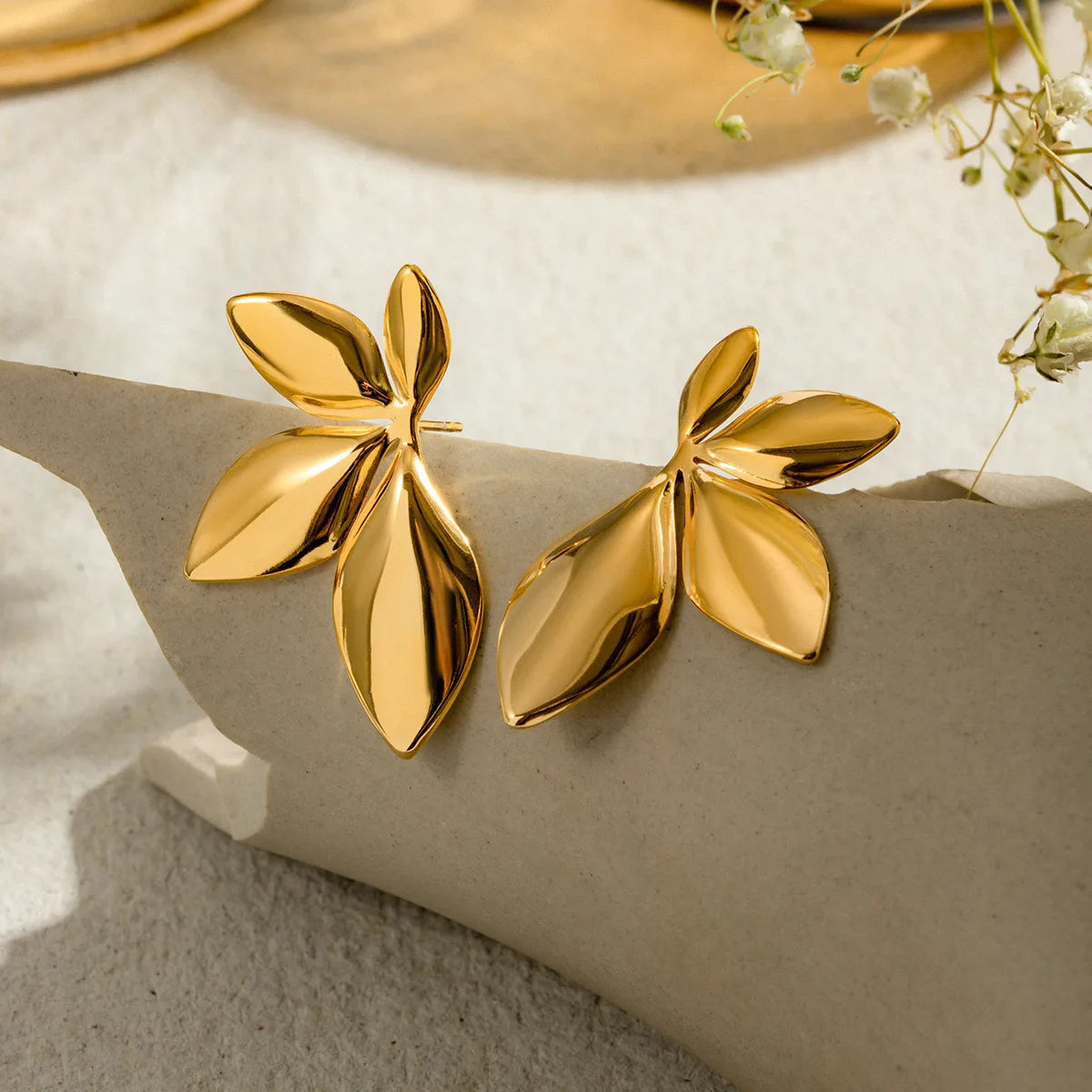 Flower Leaf Earrings Hot Selling Earrings Girl Earrings for Wholesale   N2410133