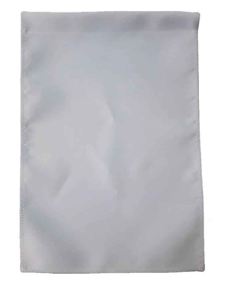 Wholesale Custom Printed 12x18 Inch Polyester Sublimation Blank Solid White Garden Flag