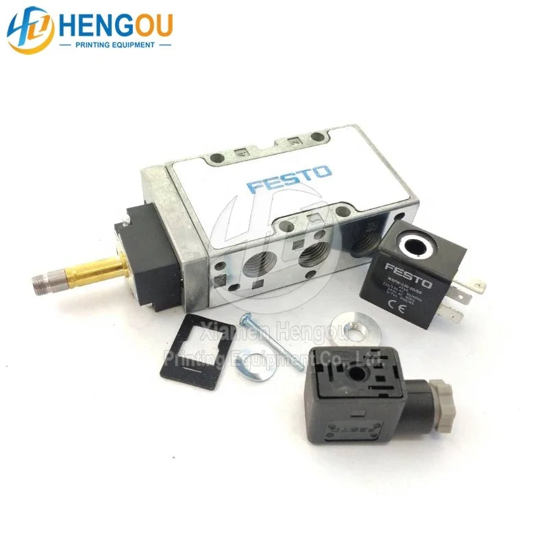 1piece MFH-5-1/4-B 15901 Solenoid Valve with the Coil  Automation Printing Machine Part