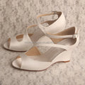 Peep Toe Wedge Shoes