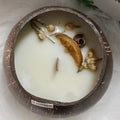 Guan Sen New Handmade Soy Wax Ball Shape Candle Holder with Wooden Wick Scented Candles Multi-Fragrance Home Decor