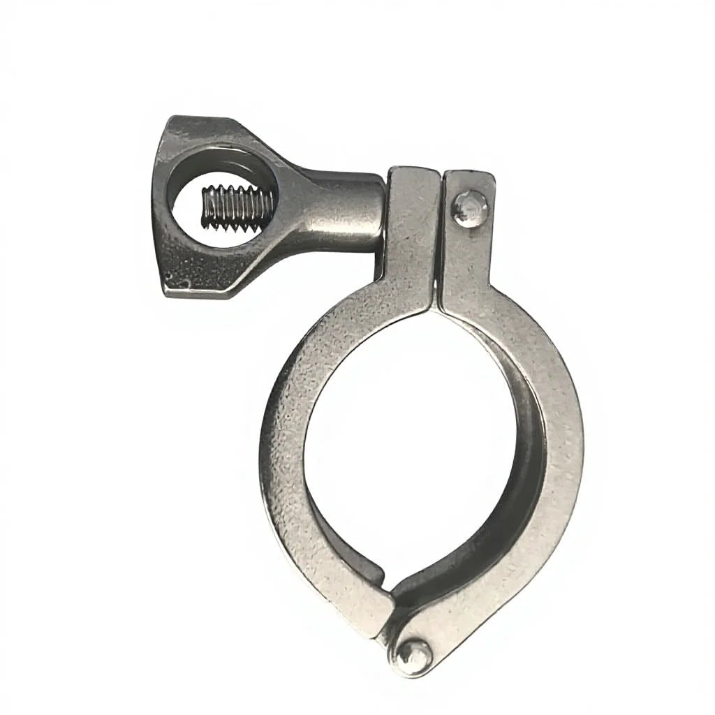 AOMITE Stainless Steel 304 Pipe Fittings 1"  Tri Clamp Heavy Duty Single Pin Tri Clamp for Piping