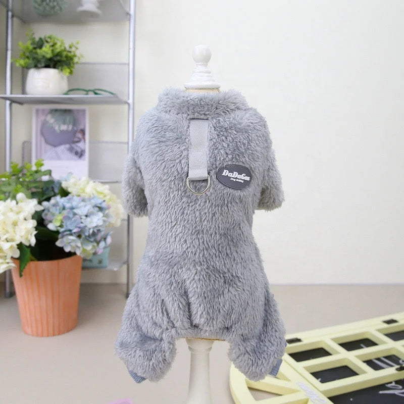 Wholesale Coral Fleece  Pet Winter Warm Clothes for Dogs and Cats