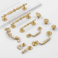 Authentic American Style Solid Brass Lever Handle Set Traditional Farmhouse Kitchen Cabinet Hardware with Drawer Usage