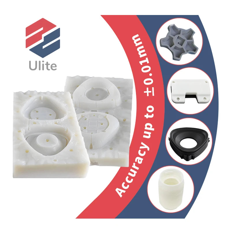 Ulite Prototypes Plastic Silicone TPU Vacuum Mold Rapid Prototyping Vacuum Casting Services