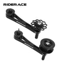 RIDERACE Single Speed Chain Tensioner Aluminum Alloy MTB Chain Guide Pulley Rear Derailleur Road Bike Chain Anti-drop Stabilizer