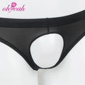 Ohyeah Brand Wholesale Ohyeah New Design 2 Color 4 Size Can Choose Wholesale Sexy Hollow-Cut Ice Silk Mens Briefs