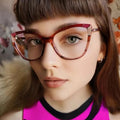 DL Glasses Fashion Design Cateye Anti Blue Light Glasses for Ladies OEM Custom TR90 Optical Eyeglasses Frames