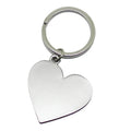 Wholesale Personalized Pendant Valentine Day Gift Custom Metal Key RIng Wedding Favor Design Logo Custom Heart Shaped Keychain