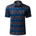 Men's Polo Golf Shirts PDF 50+ OEM With Collar New Style Quick Dry Breathable Anit-wrinkle Short Sleeve Tops Summer ODM Custom
