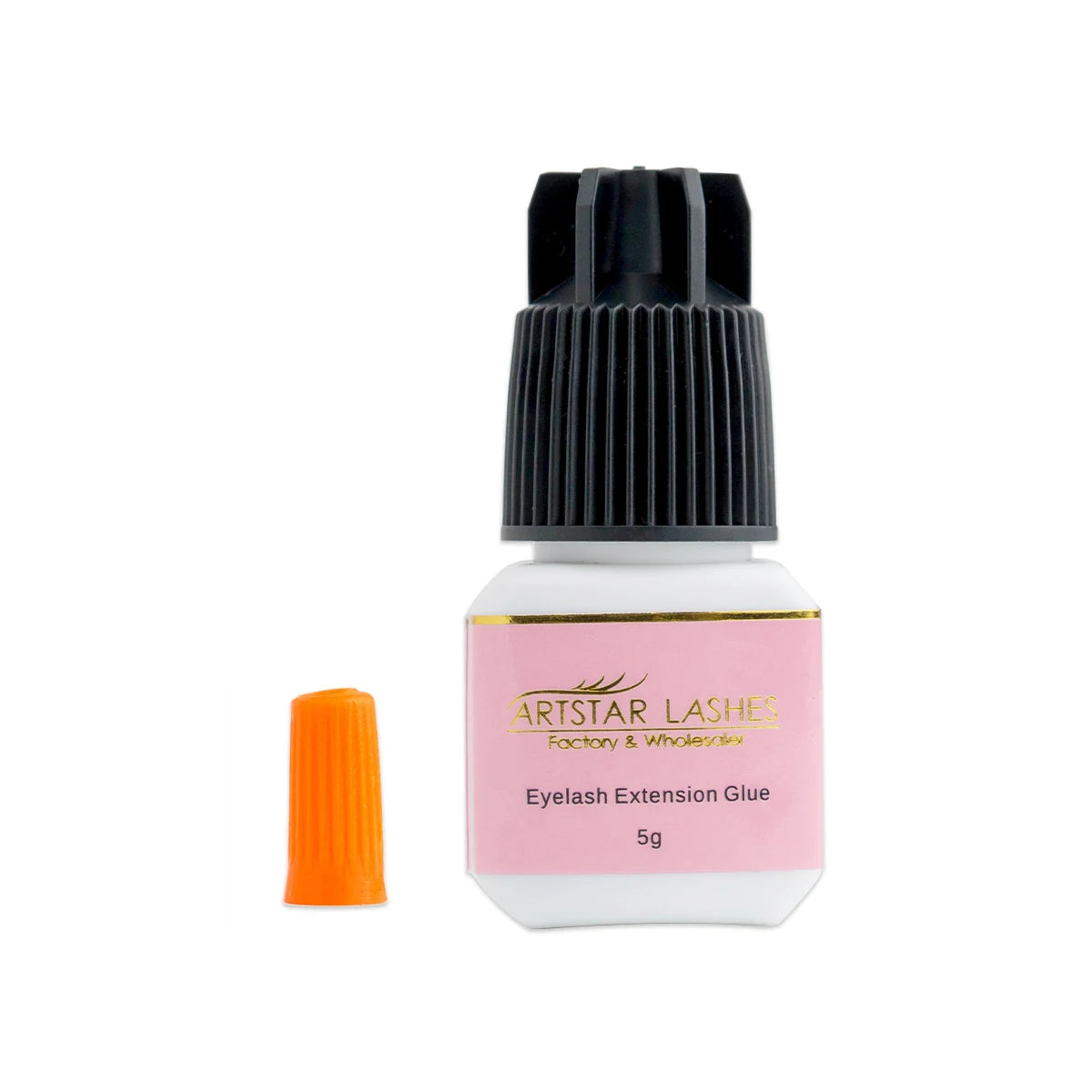 Waterproof Eyelash Glue Dark-Black Fast Drying Eyelash Extension Glue Makeup Adhesive Lash Eyelash Extension Glue for Lashes