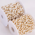 Fashion 18k Gold Titanium Stainless Steel Natural Freshwater Pearls Chain Wholesale for DIY Jewelry Making