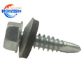 Customizable Sizes Standards Plain Surface Treatment Lengths 10mm 9mm 12mm Hexagonal Self Drilling Screws Bolt Nut Manufacturer