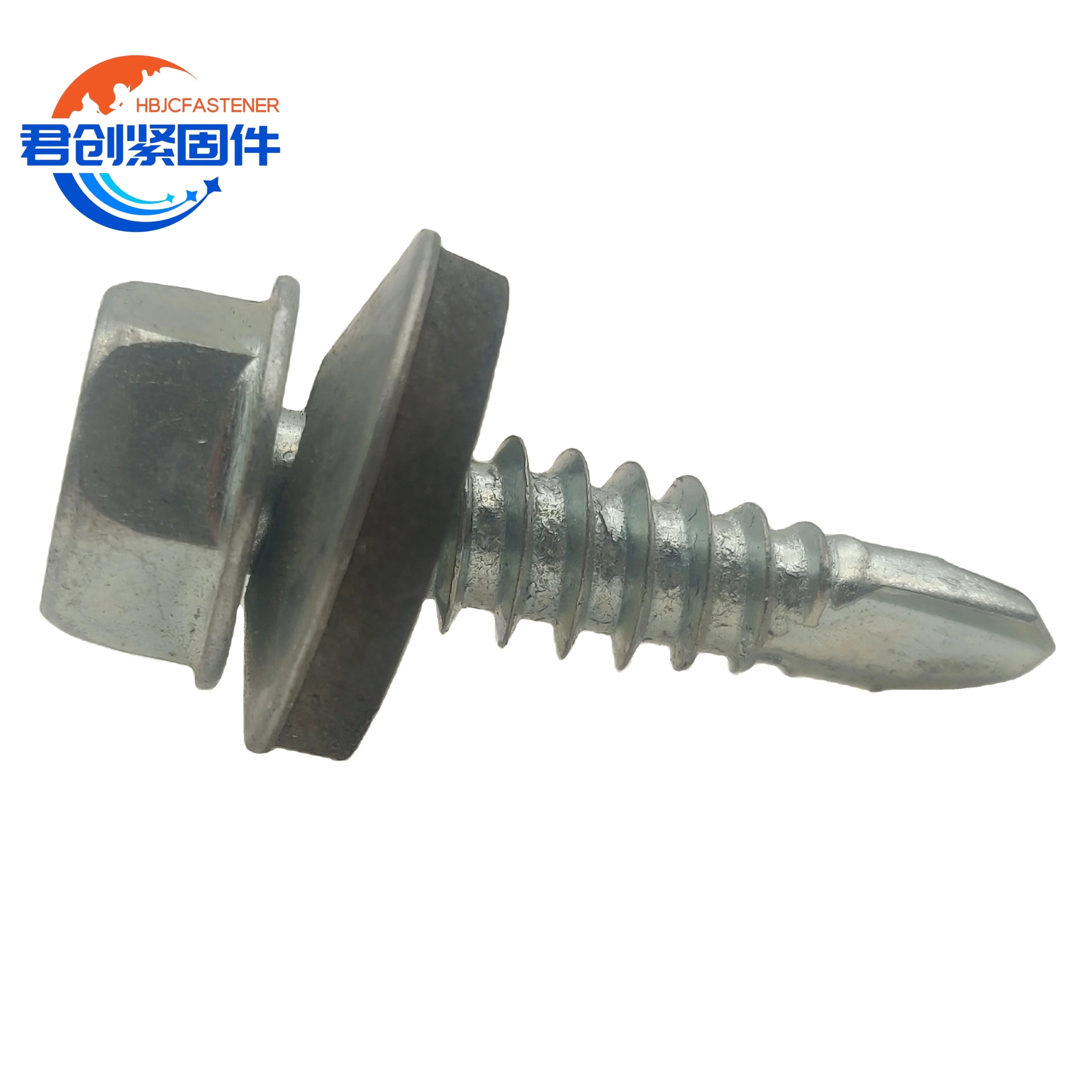 Customizable Sizes Standards Plain Surface Treatment Lengths 10mm 9mm 12mm Hexagonal Self Drilling Screws Bolt Nut Manufacturer
