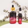 Luxury Skincare Cosmetic Round 10ml Glass Dropper Bottle 30 ml with UV Gold Closures