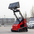Hightop HT380T Chinese Wheel Crawler Mini Skid Steer Loader Diesel With Trencher/Concrete Mixer/Pallet Fork