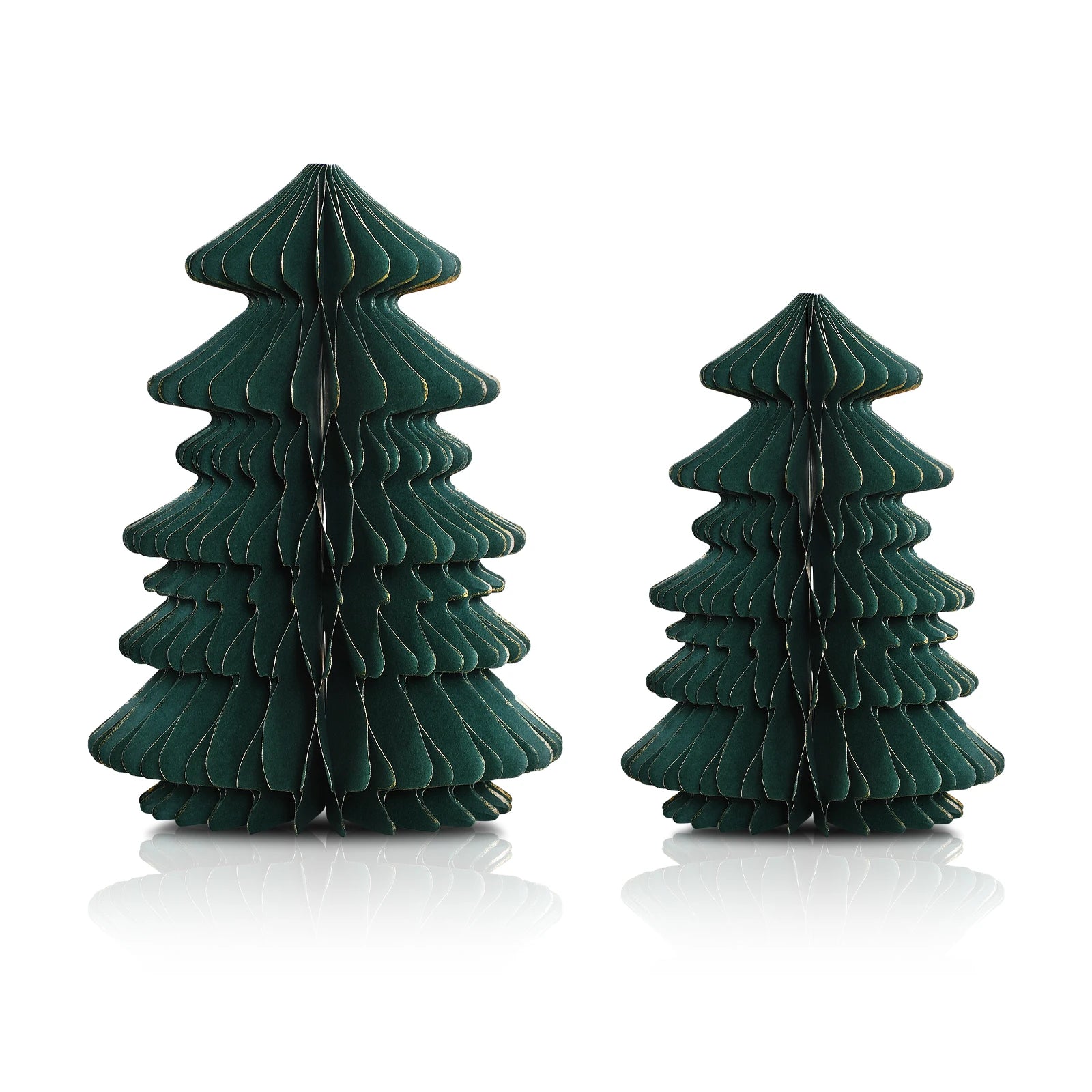 Customized Eco-friendly Multi-color BSCI Certified Tree Paper Honeycomb Magnetic Stickers Home Festival Decorations Ornaments