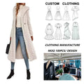OEM ODM Clothing Manufacturer Make Your Own Brand Custom High Quality Apparel Design Service Garment Unisex Coats Custom Logo