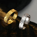 Wholesale Silver Jewelry 18K Gold Plated Korean Style Minimalist Ring Jewelry Woman Irregular Adjustable Ring for Woman