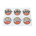 Custom Transparent Decorative Labels Flat Sheet Sticker Printing and Die Cutting Durable Oil Proof Holographic for Crafts