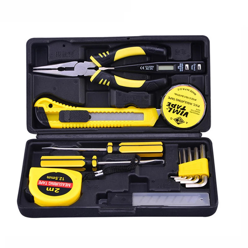 19pcs Screwdriver Slotted Precision Bits Repair Car Repair Ratchet Spanner Wrench Socket Professional Tool Set