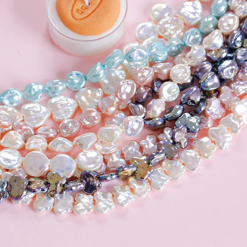 DS  Factory Direct Sell Retro Baroque Pearl Love Butterfly Imitation Fritillaria Glossy Acrylic Beads
