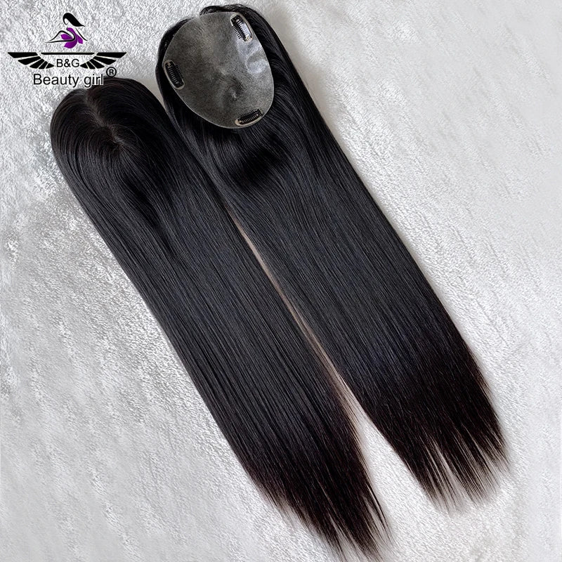 Soft Natural Color Toupee Size 5x6.5 Inch European Human Hair Skin Base Hair Tooper Replacement for Women Alopecia