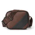 Small Square Mobile Phone Pu Leather Sport Side Chest Sling Crossbody Luggage Travel Shoulder Messenger Bag for Men Women