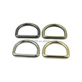 Stock Supply 32mm 1.25inch 4 Colors Good Quality Zinc Alloy Metal D Ring Buckle for Leather Bags