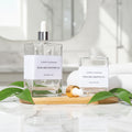 Luxury Empty 30ml 50ml 100ml Cylinder Clear Glass Dropper Perfumery Bottle with Custom Logo Packaging