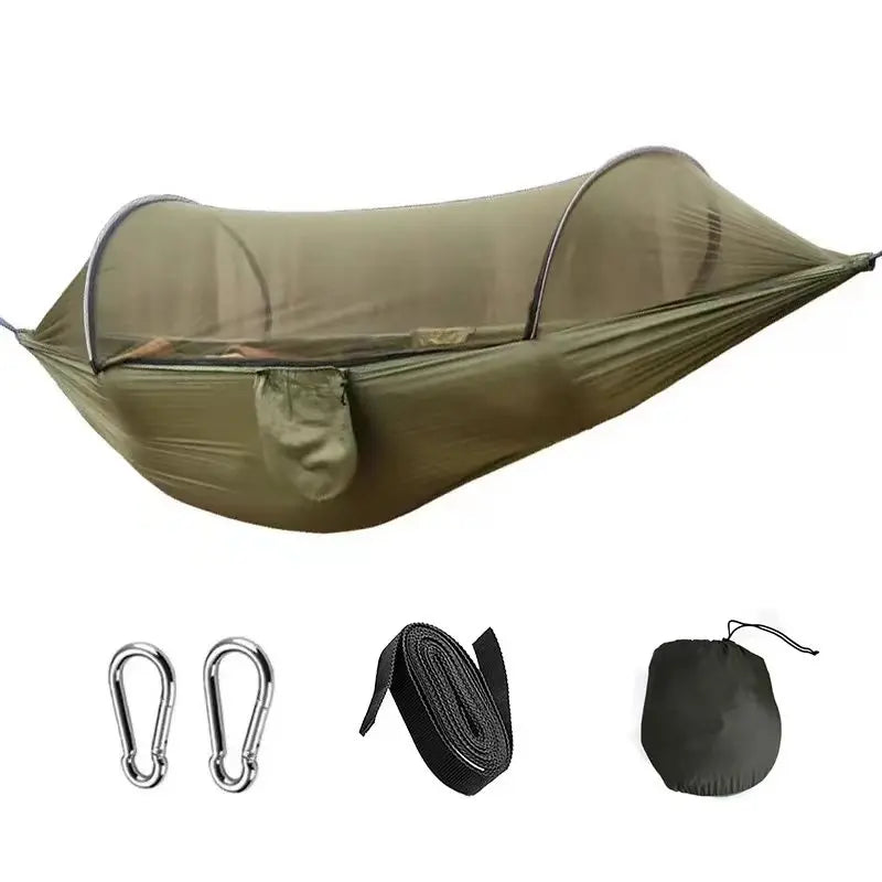 Fast Delivery Outdoor Hammock LOW MOQ Low Price Custom Travel Camping Hammock With Mosquito Net
