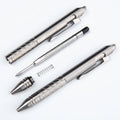 Titanium Signature Pen for Outdoor Camping Portable and Lightweight for Button Writing in Multiple Purposes Hand Tool