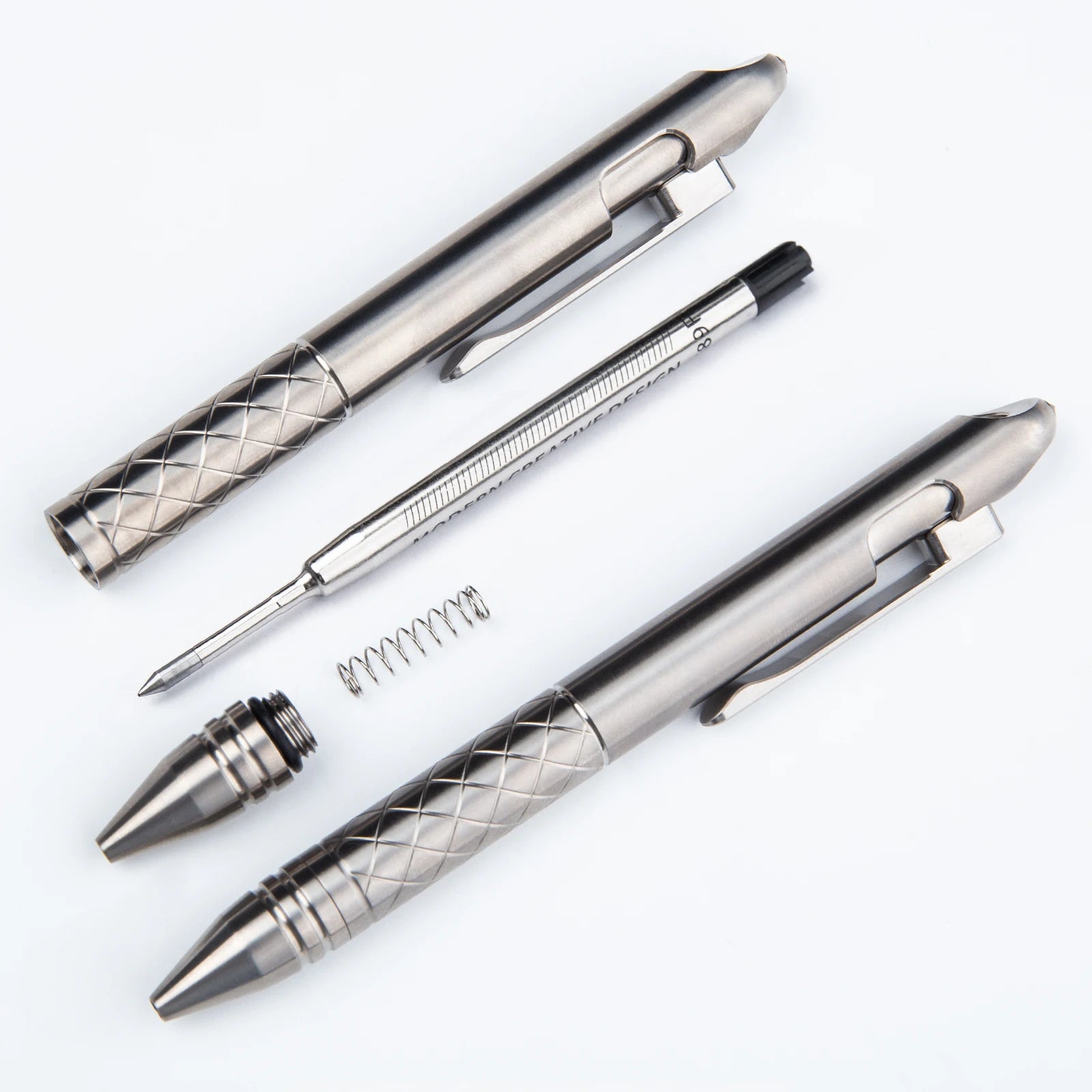 Titanium Signature Pen for Outdoor Camping Portable and Lightweight for Button Writing in Multiple Purposes Hand Tool